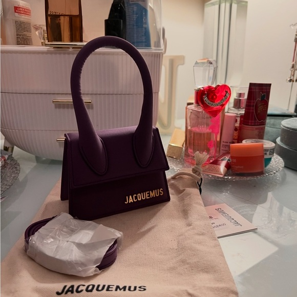 BRAND NEW Jacquemus Purple le Chiquito Bag - Picture 7 of 14